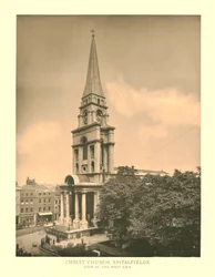 Christ Church, Spitalfields, View of the West End