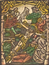 Christ Nailed to the Cross, fourth quarter 15th century