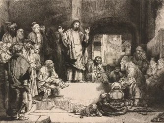 Christ Preaching La petite Tombe, c. 1652