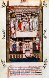 Christ Gives Communion to St Denis