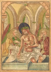 Christ in the Tomb with Two Angels, 1490-1500