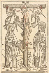 Christ on the Cross with Angels