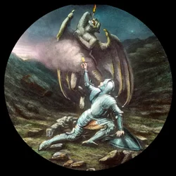 Christian and Apollyon, c1910