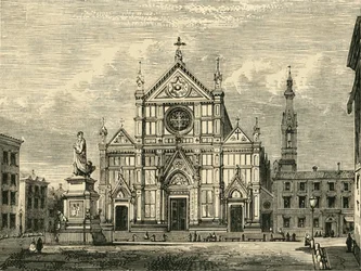 Church of Santa Croce, Florence, 1890