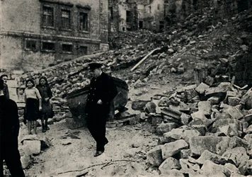 Churchill Visits Battered Malta