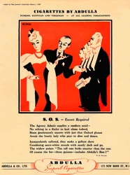 Cigarettes by Abdulla - S.O.S. - Escort Required, 1939