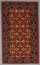 Classical Turkish Carpet with the Lotto Pattern