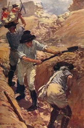 Clive in the Trenches at Arcot, 1751