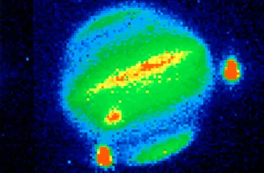 Comet Shoemaker-Levy Colliding with Jupiter, 20 July 1994