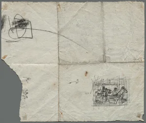 Compositional Sketches after Raphael and other artists verso