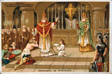 Conversion of Witikind, 785 AD
