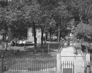 Copps Hill Cemetery, Boston, USA, c1900