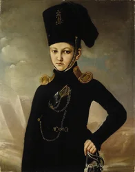 Cossack of the 1st Mounted Cossack Regiment Count M.A. Dmitriev-Mamonov, First Quarter of 19th Century