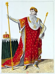 Costume for the coronation of Napoleon I, 2nd December 1804, 19th century
