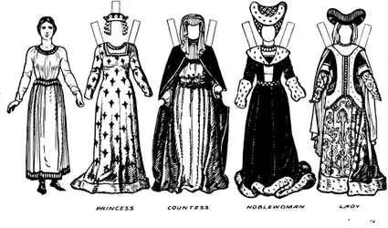 Costumes of Men and Women as Worn in the Period When Henry V Reigned