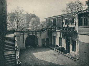 Courtyard of Private House, 13 Boulevard Des Invalides, Paris. Alterations by Paul Huillard