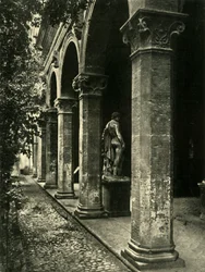 Courtyard of the Palazzetto Venezia, Rome, Italy