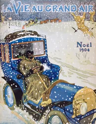 Cover for the Christmas Issue of the Magazine La Vie au Grand Air