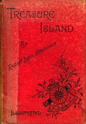 Cover of Treasure Island by Robert Louis Stevenson, 1886