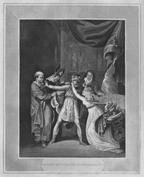 Cruelty of Dunstan to Edwy & Elgiva