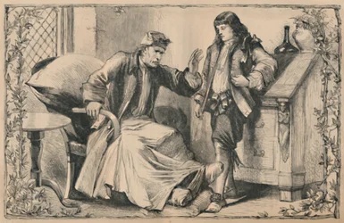 Crusoe Advised by His Father