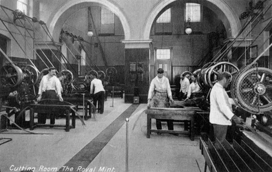Cutting Room, the Royal Mint, Tower Hill, London