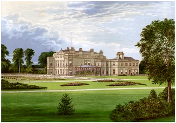 Dalton Hall, Near Beverley, Yorkshire, Home of Lord Hotham, c1880