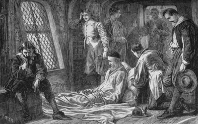 Death of Admiral Blake, 7 August 1657