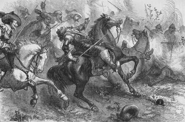 Death of Falkland, at Newbury, 20 September 1643
