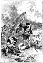 Death of Major Pitcairn, Battle of Bunker Hill, Boston, Massachusetts