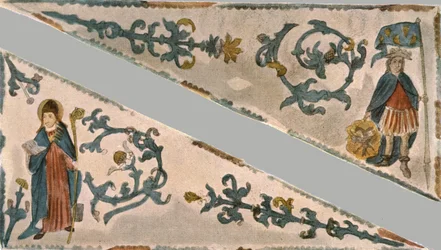 Decoration in Notre Dame Collegiate Church, Huy, Belgium