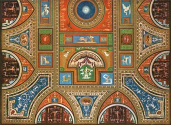 Decoration in the Borgia Apartments, Apostolic Palace, the Vatican, Rome, Italy, 1928