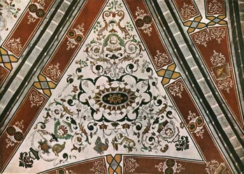 Decoration in the Church of Saint-Martin, Lutry, Vaud, Switzerland, 1928