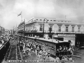 Departure of Spanish troops