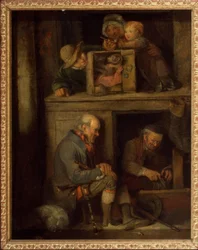 The Bagpiper at the Cobbler