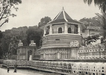 The Temple of the Sacred Tooth Relic in Kandy, 1926