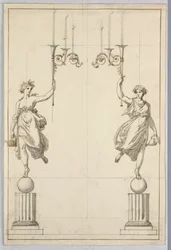 Design for a Pair of Candelabra