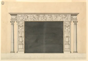 Design for the Elevation of a Mantelpiece