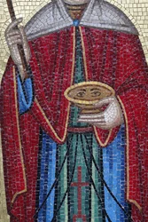 Detail of an Orthodox Mosaic in a Troodos Village, Saint Paraskevi