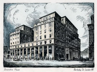 Devonshire House, Berkeley Street, London, c1910-1929