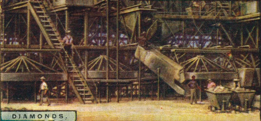 Diamonds. Washing Plant, Kimberley, 1928