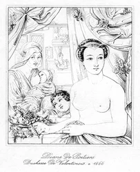 Diane de Poitiers, Noblewoman at the Courts of Francis I and Henri II of France