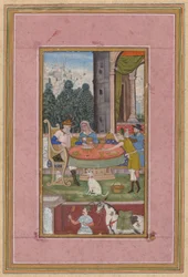 Dining Scene with European Elements, c. 1590