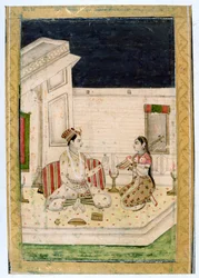 Dipaka Light Raga, Ragamala Album, School of Rajasthan, 19th century