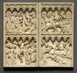 Diptych with Scenes from the Life of Christ (detail)