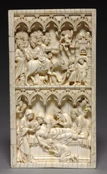 Diptych with Scenes from the Life of Christ (detail)