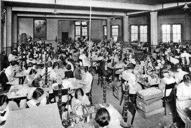 Disabled Girls Working at the Watercress and Flower Girls Christian Mission, London, 1926-1927