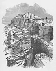 Distant View of Moqui, with Sheep-pens in the Foreground, 1883