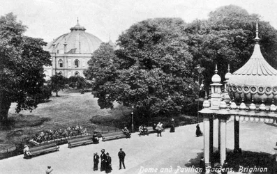 Dome and Pavilion Gardens, Brighton, early 20th century
