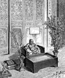 Domestic Altar, The Smiling Buddha